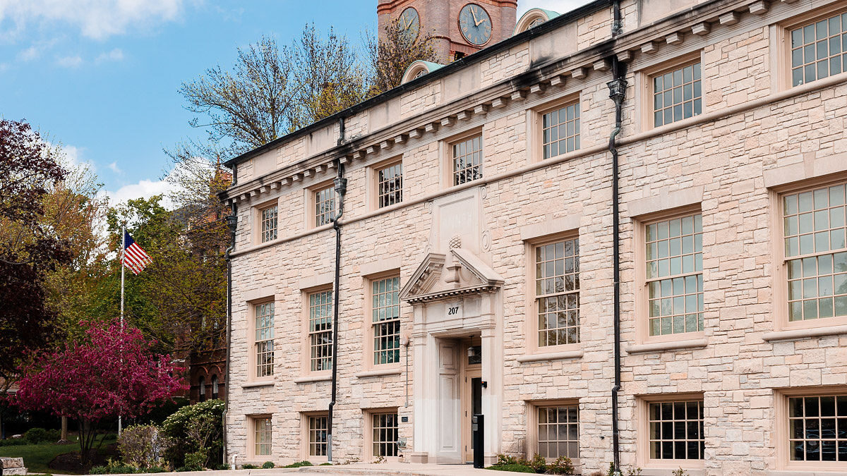 The historic Wheaton office of Paulson Wealth Management